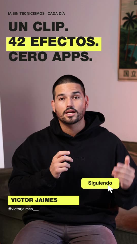 Portada tipo serie con nombre y botón de seguir