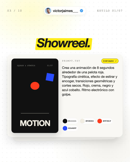 Estilo showreel
