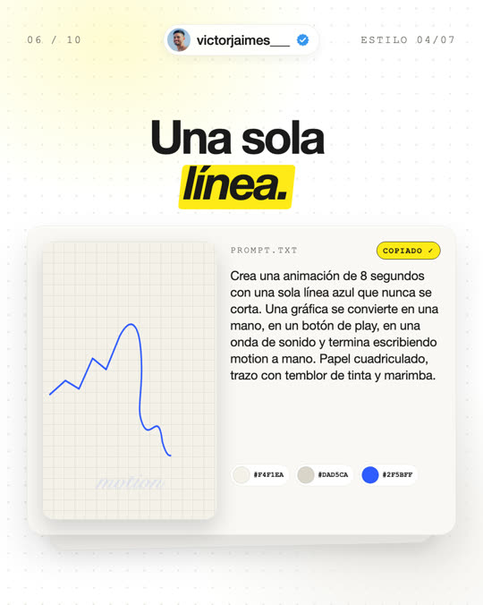 Estilo una sola línea